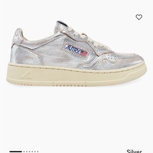 Autry Silver Sneakers Size: 42 (11 US)